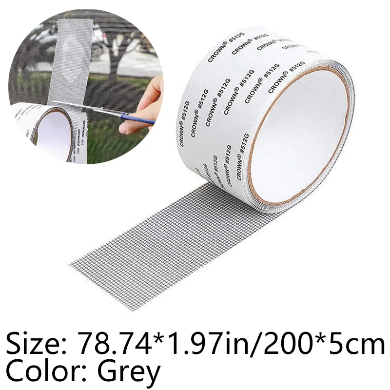 Self-Adhesive Window Mosquito Net – DIY Anti-Insect Mesh Screen