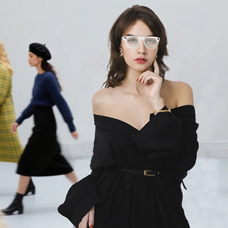 2026 4K AI Smart Glasses – Color Changing, 100MP Camera, Bluetooth Call & Voice Assistant