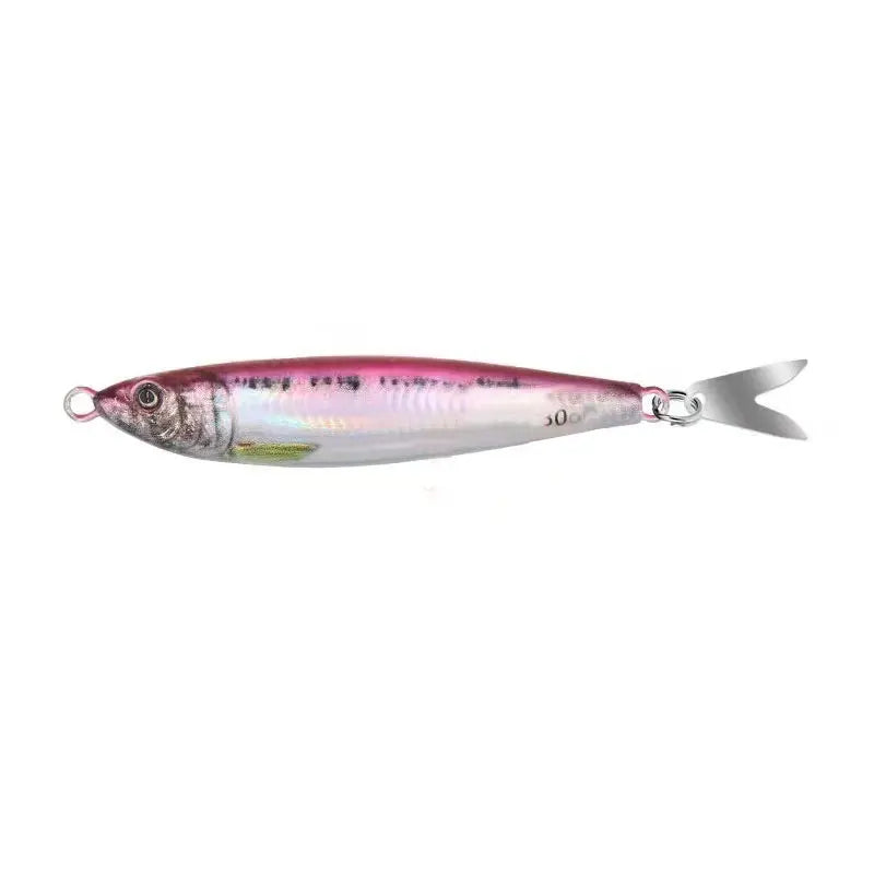 AS Slow Jig UV Glow Metal Lure – 3D Print Sinking Jigging Bait (40g–80g)