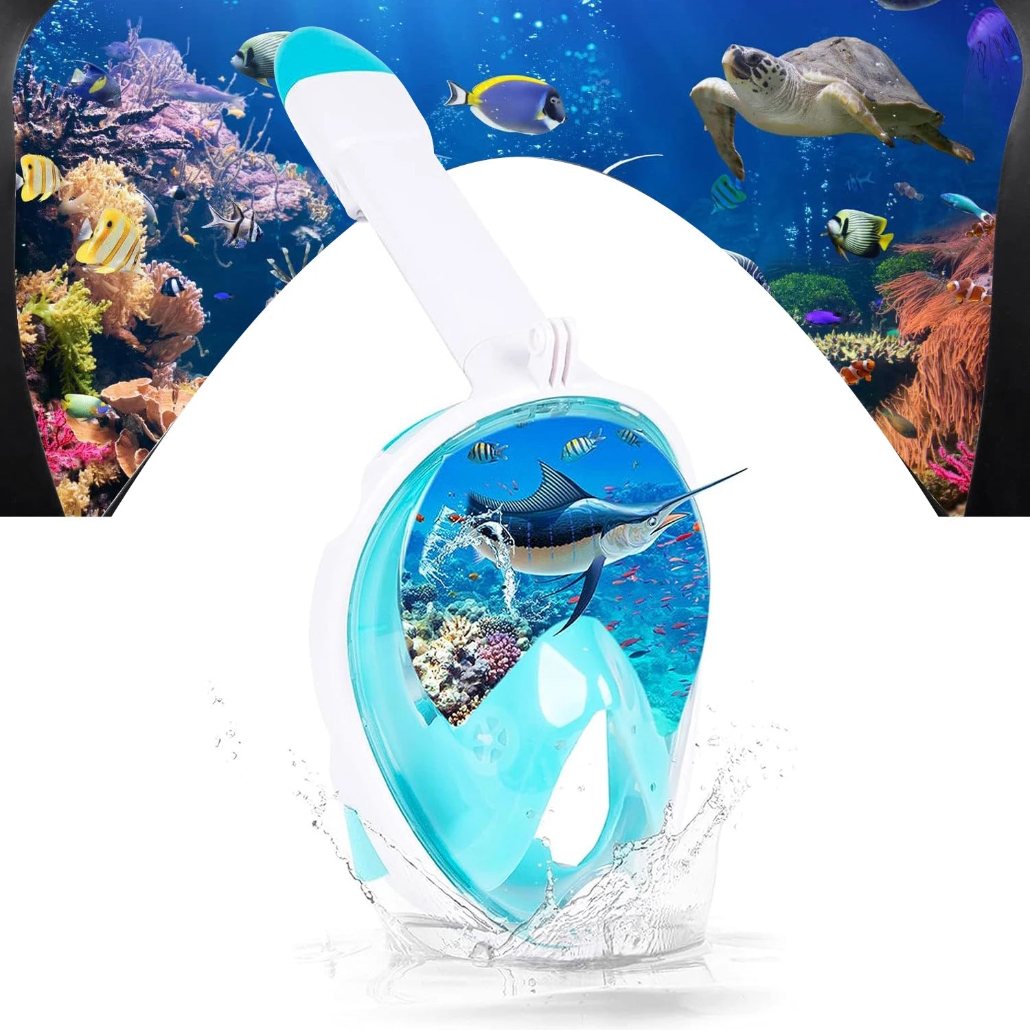Full Face Snorkel Mask – Anti-Fog Diving Mask for Adults
