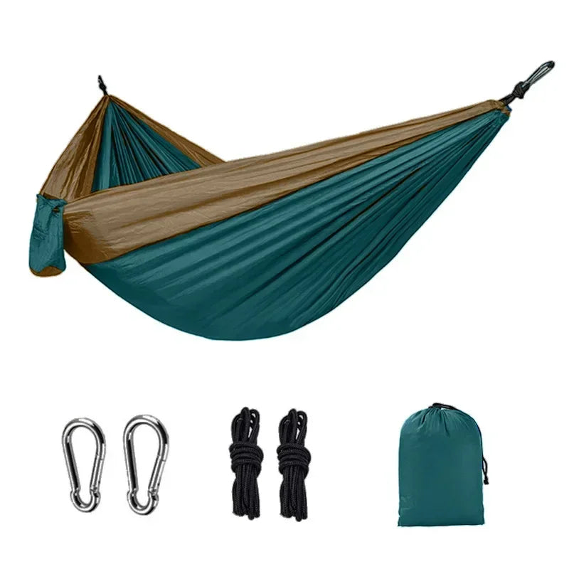 Double-Person Outdoor Camping Hammock – Anti-Rollover Nylon