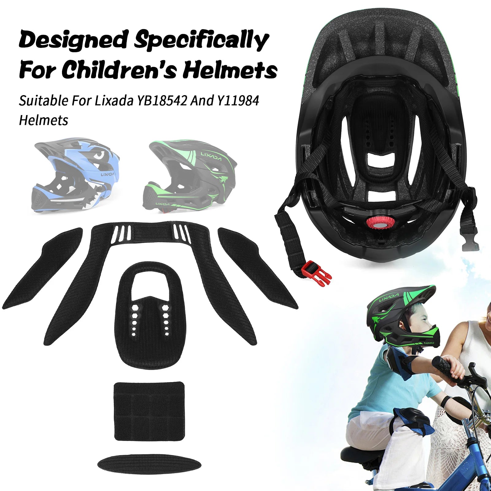 Kids Detachable Full-Face Helmet – Cycling, Skateboarding & Skating Safety Gear