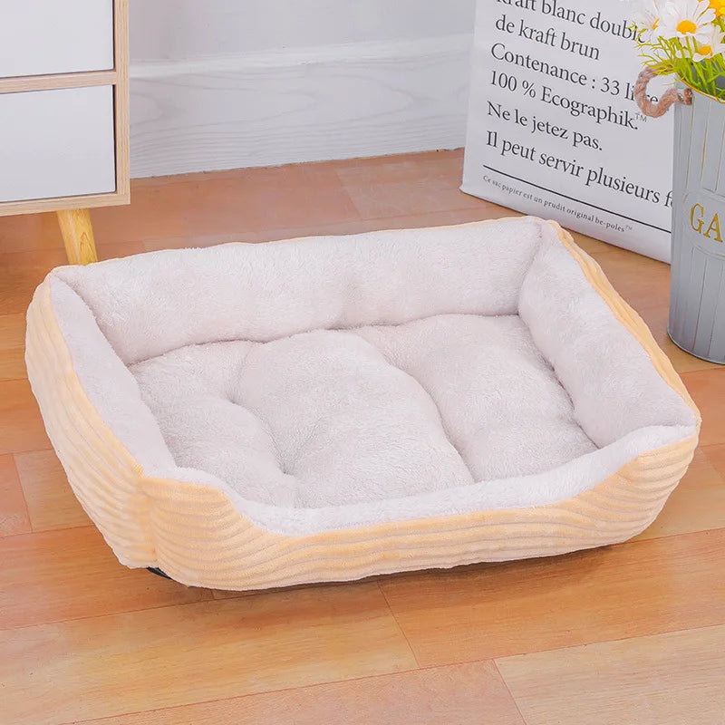 Winter Waterproof Pet Bed – Soft Warm Dog & Cat House Mat
