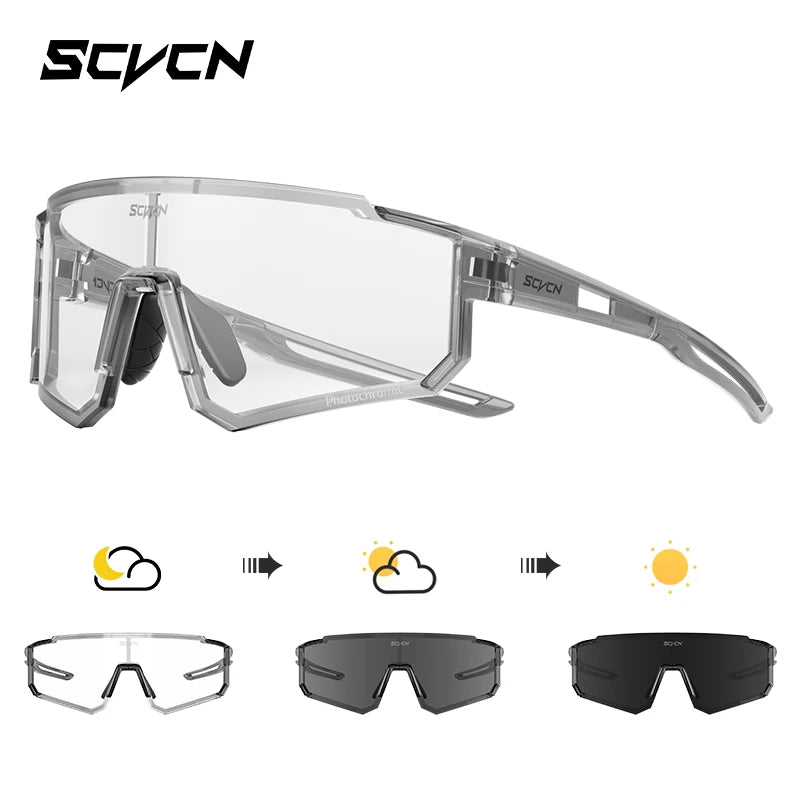 SCVCN Outdoor Cycling Sunglasses – UV400 Sports Bike Glasses for Men & Women