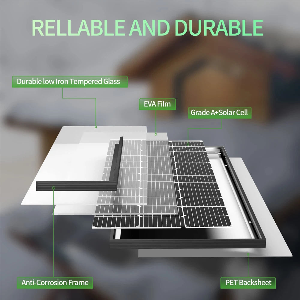 300W/500W Portable Power Station – 460Wh Solar Generator with LiFePO4 Battery