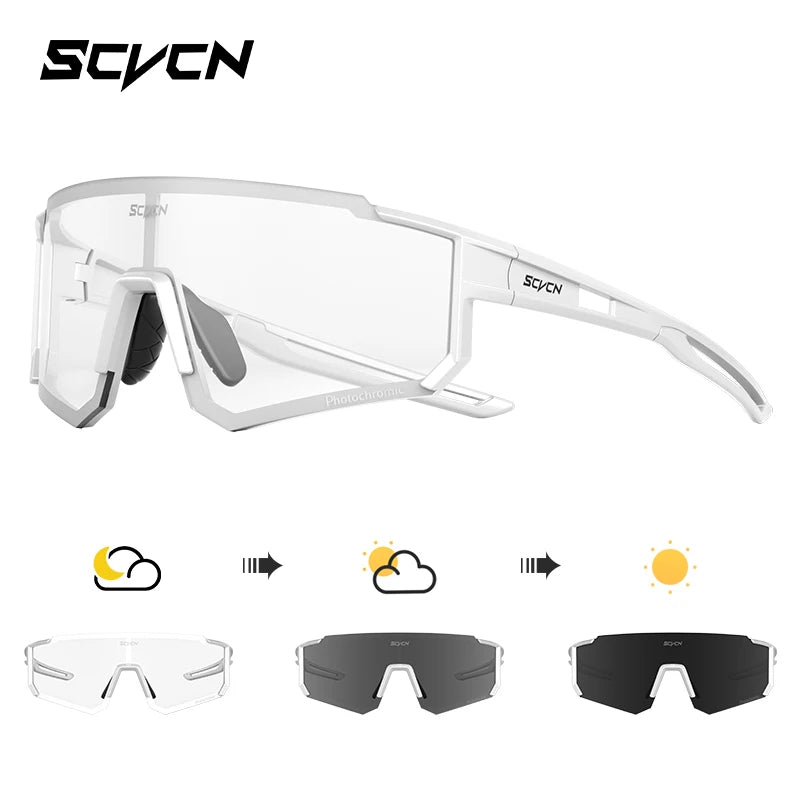 SCVCN Outdoor Cycling Sunglasses – UV400 Sports Bike Glasses for Men & Women