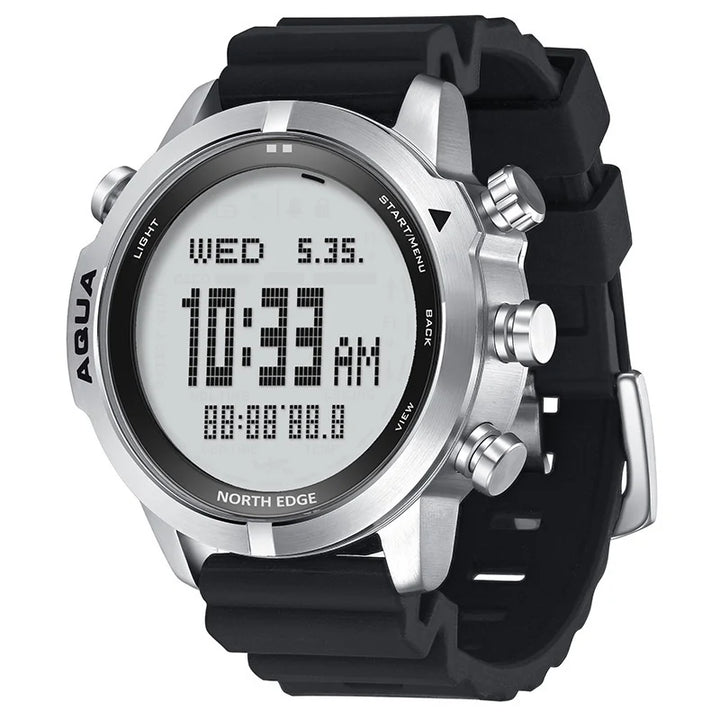 NORTH EDGE Men’s Dive Computer Smart Watch – 50M, NDL, Altimeter, Compass