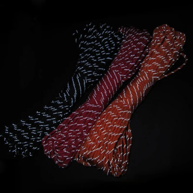 Reflective 550 Paracord – 7 Strand Military Tactical Rope