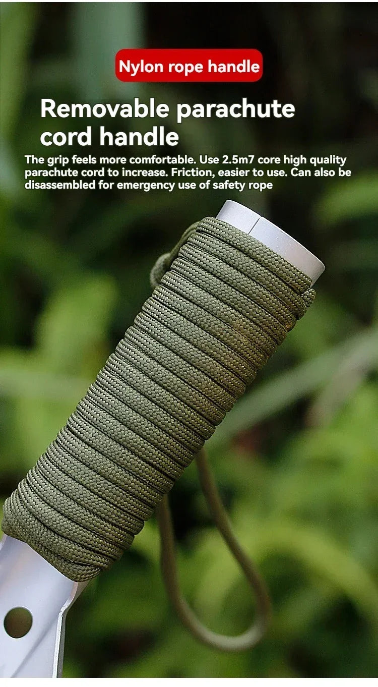 Portable Camping Shovel – Multifunctional Survival & Outdoor Tool
