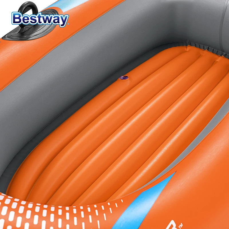Bestway Inflatable Kayak (1–3 Person) – Heavy Duty PVC Raft for Adventure & Rafting