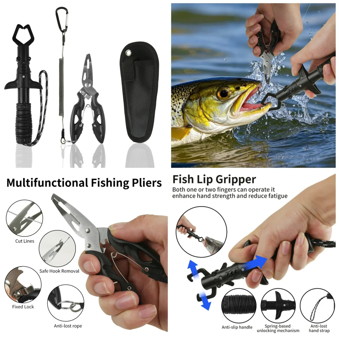 Telescopic Fishing Landing Net – 55cm to 190cm Foldable Floating Net