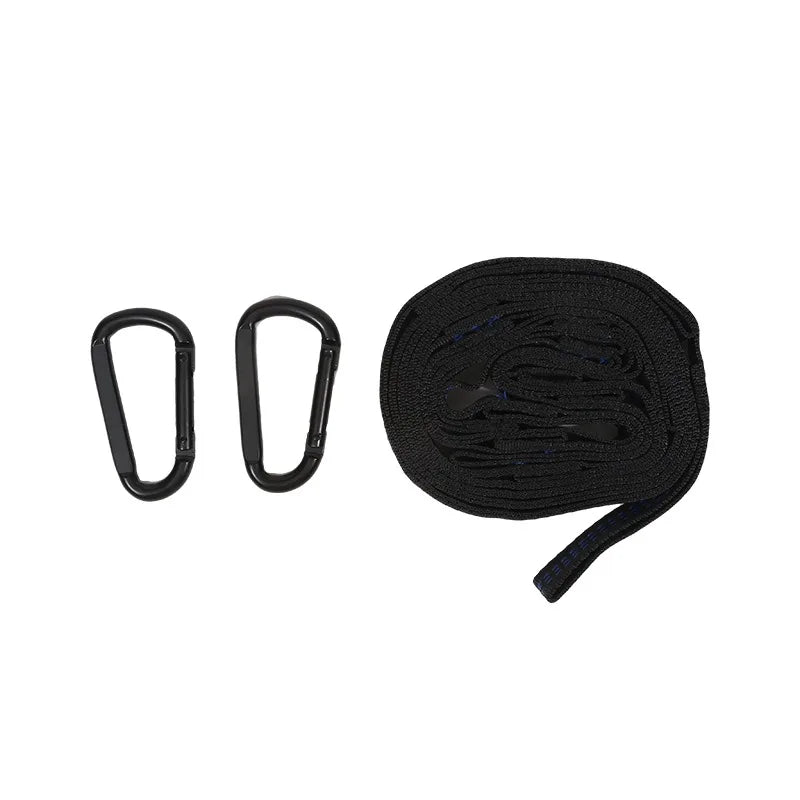 2PCS Hammock Straps – 600lbs Heavy-Duty Polyester Suspension Belts with 5 Rings