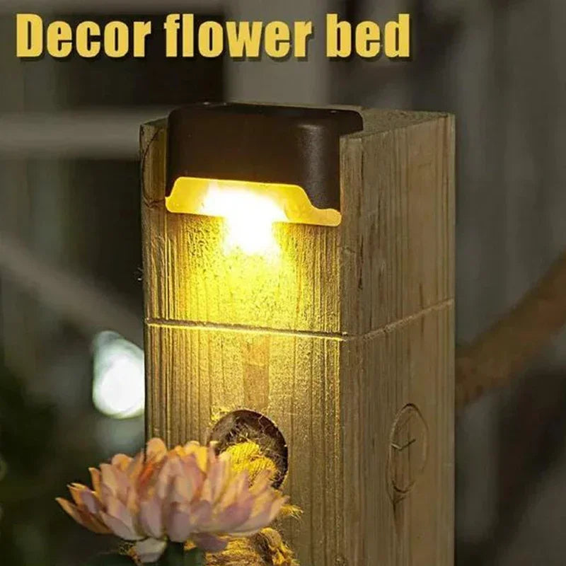 Waterproof Solar LED Step & Deck Lights – 1/4/8/12pcs
