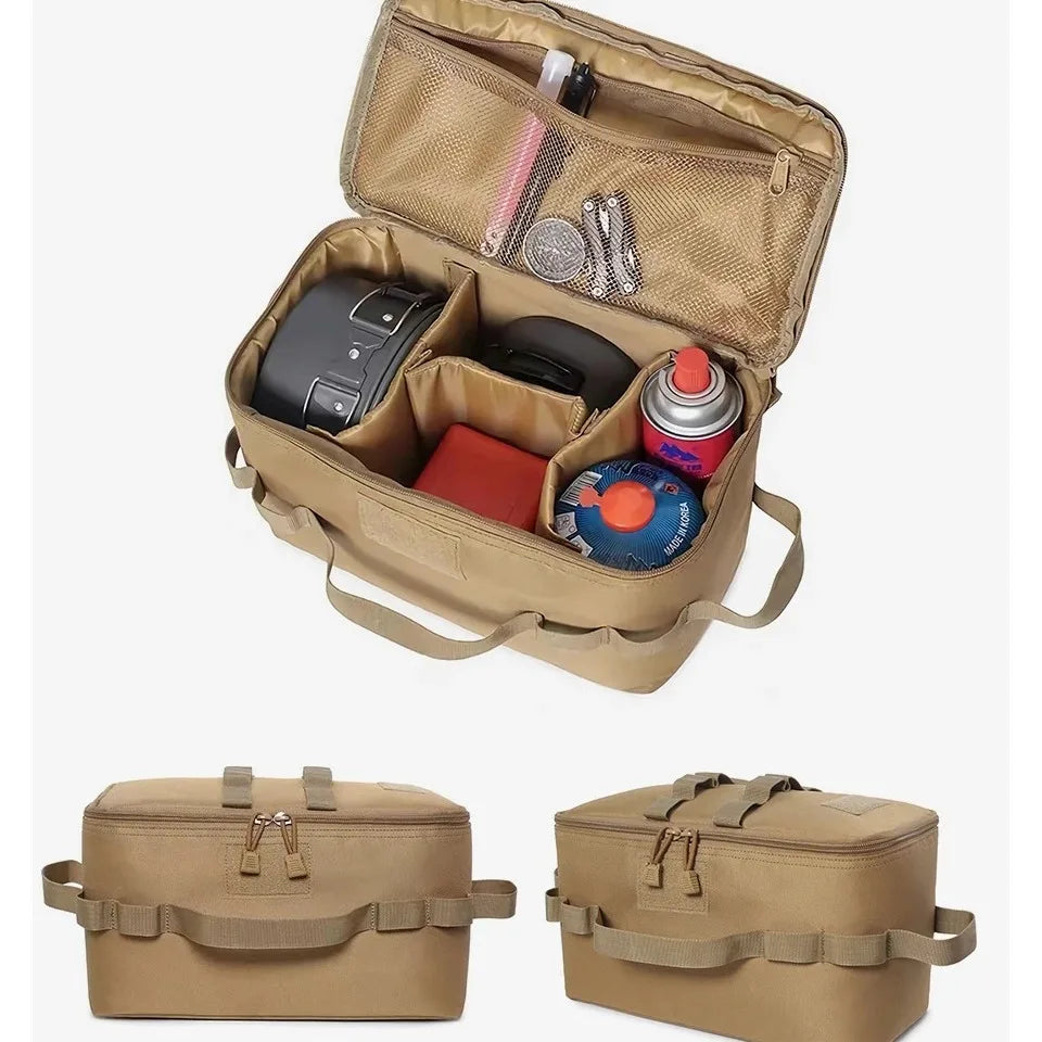 Outdoor Camping Gas Tank & Tool Storage Bag