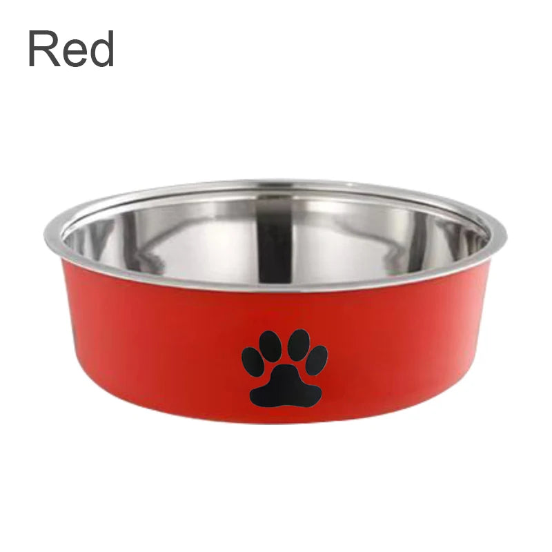 Stainless Steel Pet Bowl – Non-Slip Water & Food Bowl for Cats and Dogs