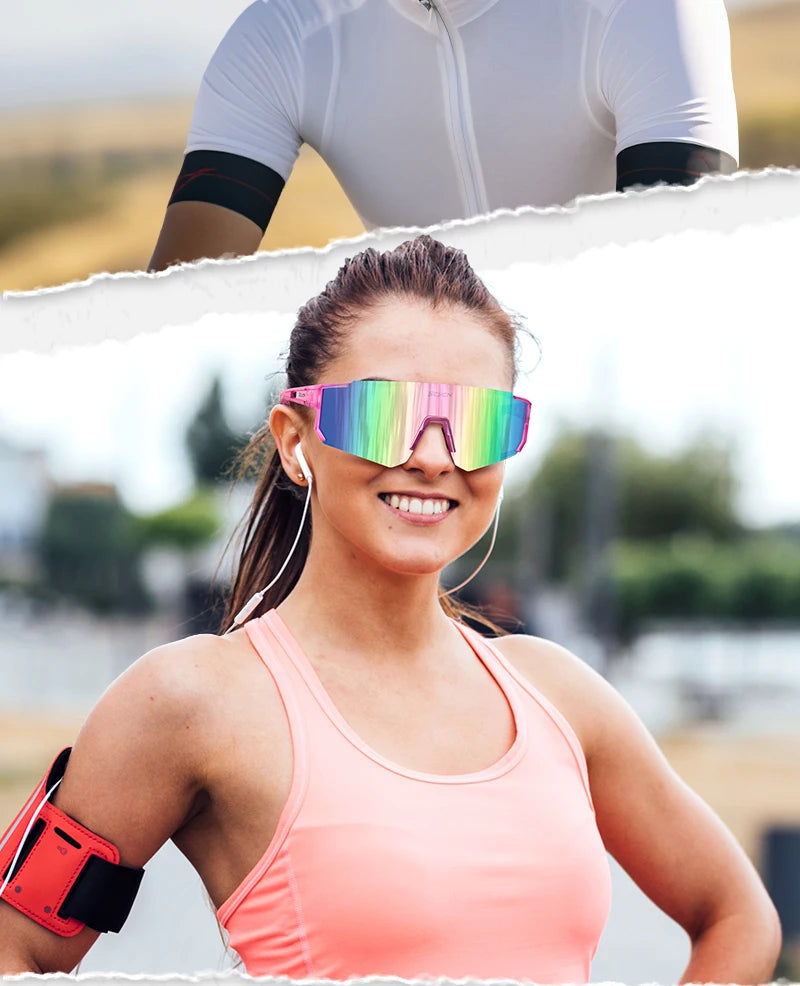 SCVCN Outdoor Cycling Sunglasses – UV400 Sports Bike Glasses for Men & Women