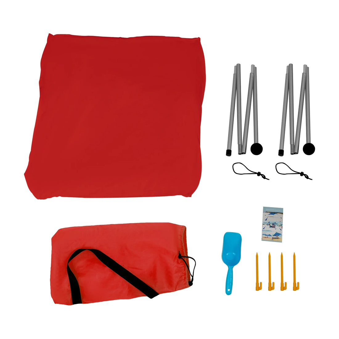 Portable Beach Tent Sun Shelter – UPF50+ Windproof Family Camping Canopy