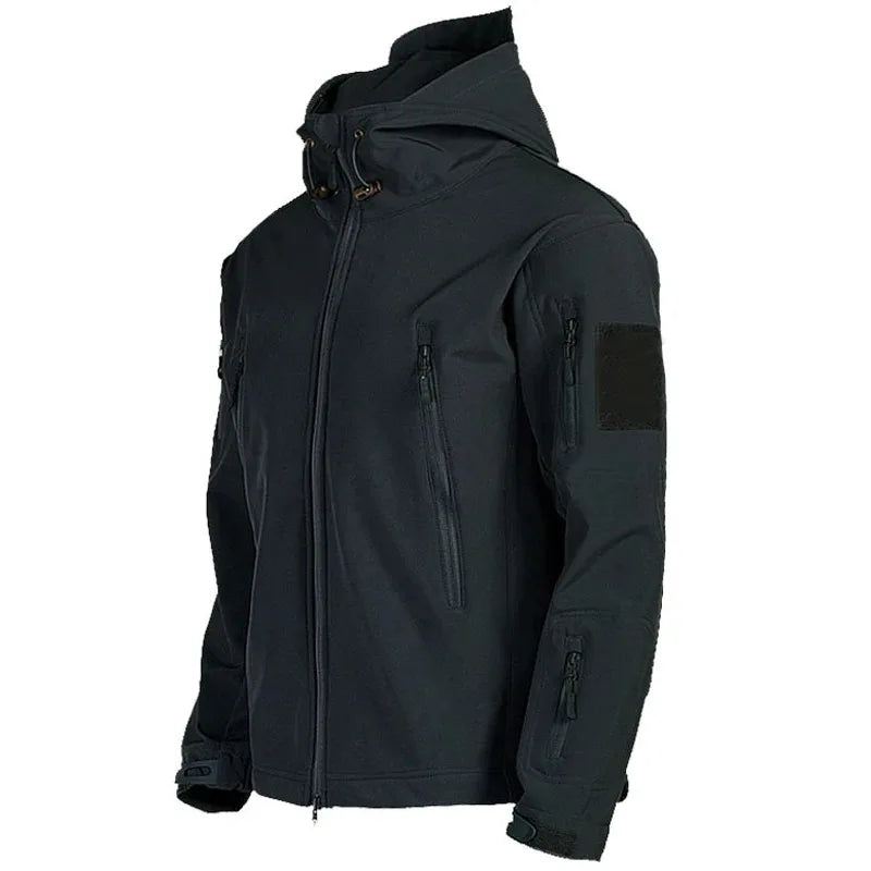 Men’s Tactical Soft-Shell Jacket – Waterproof Military Outdoor Utility Bomber