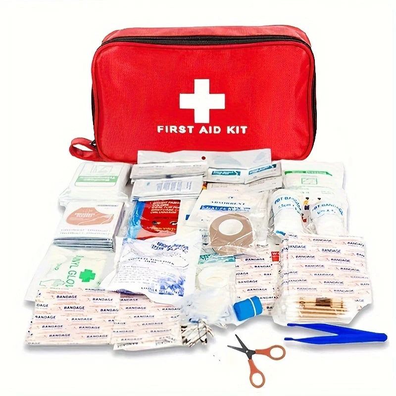 First Aid Kit – 188 pcs Emergency Survival Medical Kit for Home, Car & Outdoor