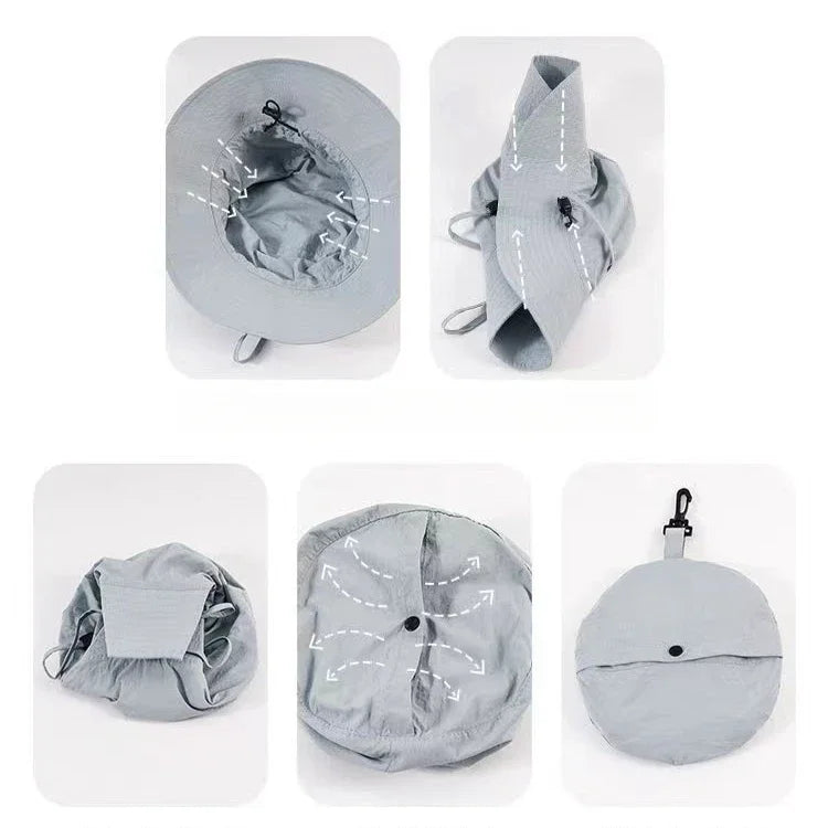 Waterproof UV Protection Bucket Hat – Outdoor Hiking & Camping Cap