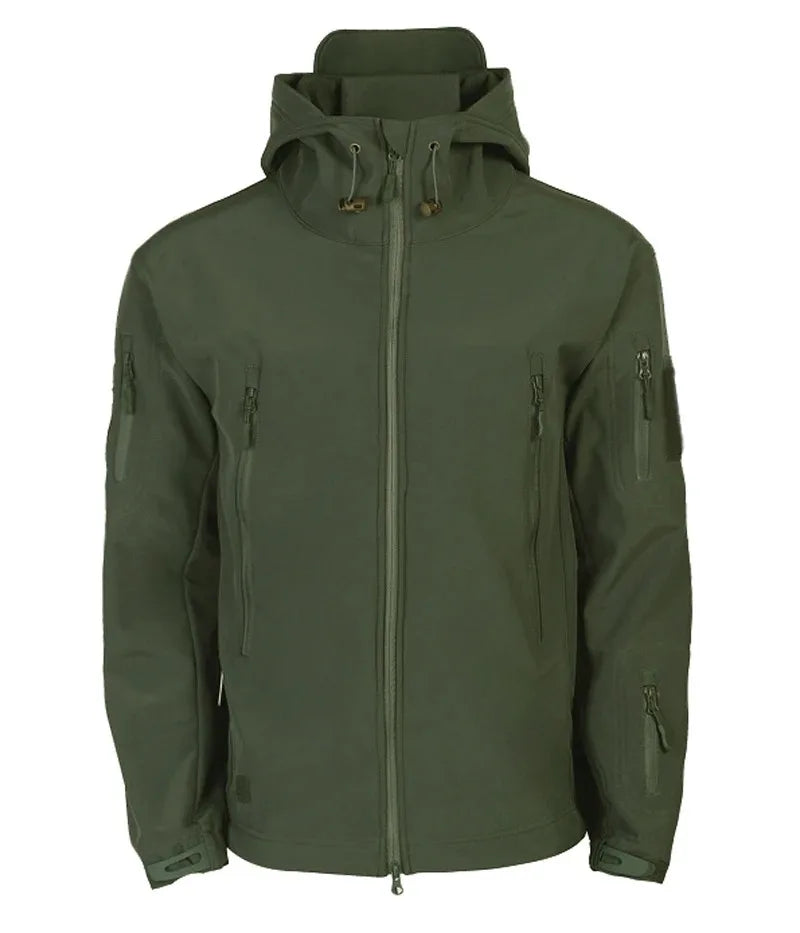 Men’s Tactical Soft-Shell Jacket – Waterproof Military Outdoor Utility Bomber