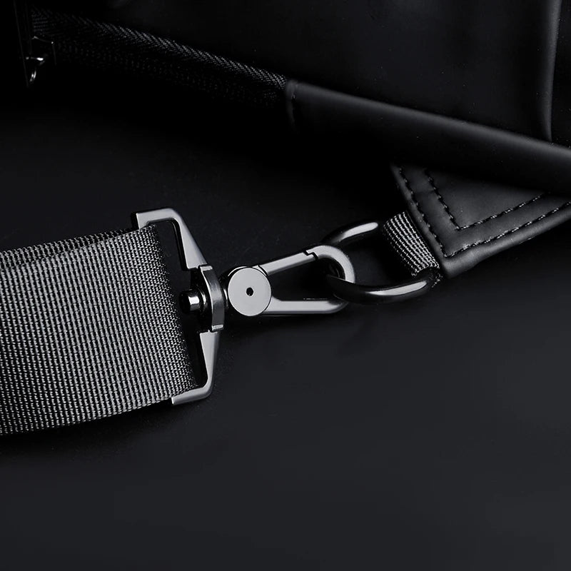 Men’s Crossbody Sling Bag – Multifunction Chest Pack with USB Charging & Anti-Theft Design