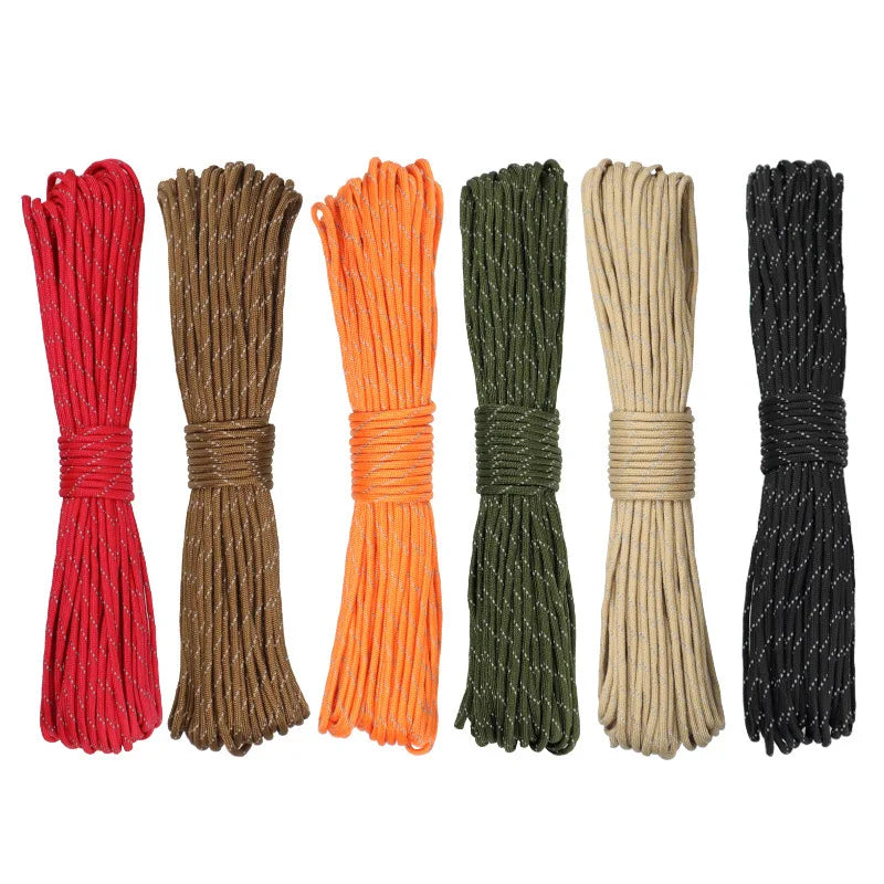 Reflective 550 Paracord – 7 Strand Military Tactical Rope