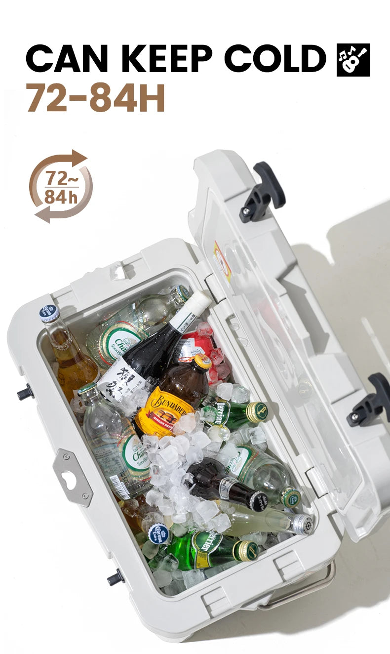 MOBI GARDEN 25L Camping Ice Box – Portable Large-Capacity Outdoor Cooler