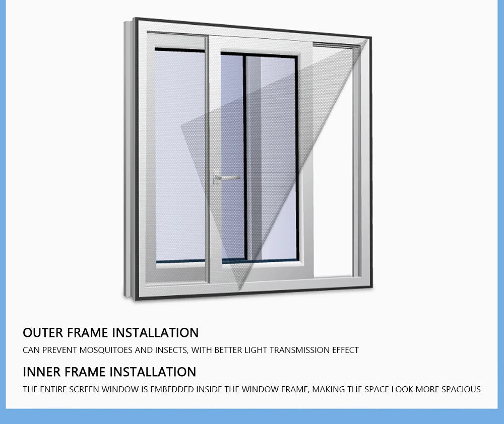 Self-Adhesive Window Mosquito Net – DIY Anti-Insect Mesh Screen