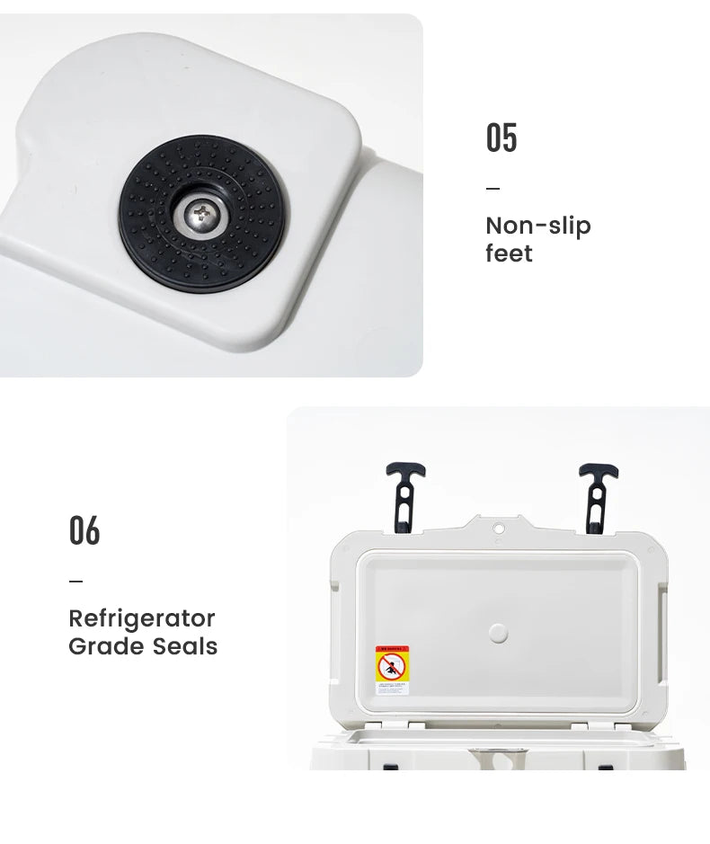 MOBI GARDEN 25L Camping Ice Box – Portable Large-Capacity Outdoor Cooler