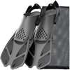 Adjustable Snorkel Fins – Short Silicone Swim Flippers for Adults