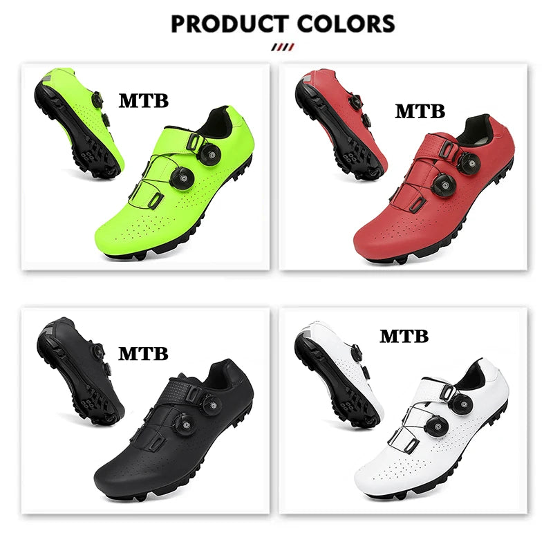 Men’s MTB Cycling Shoes – Road Bike Sneakers SPD Compatible Sport Footwear