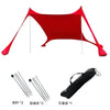 Portable Beach Tent Sun Shelter – UPF50+ Windproof Family Camping Canopy