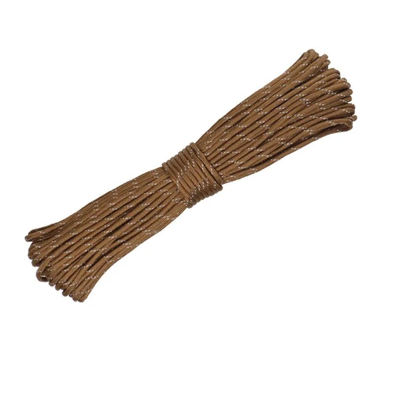 Reflective 550 Paracord – 7 Strand Military Tactical Rope
