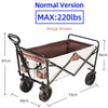 Heavy Duty Folding Utility Wagon – Large Capacity Collapsible Outdoor Cart