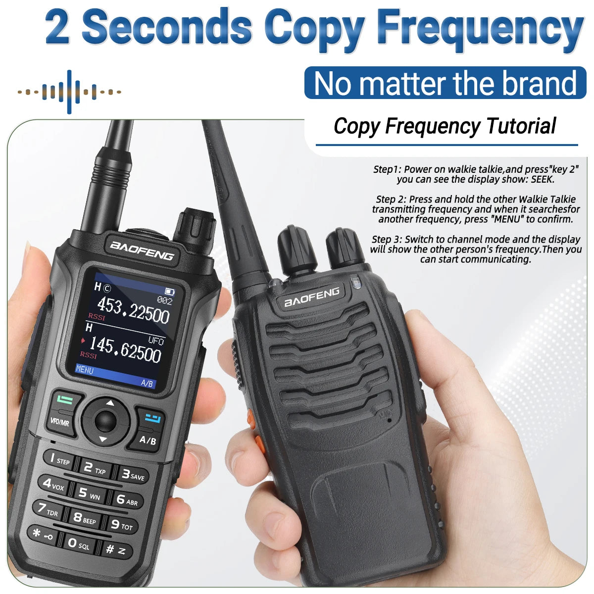 Baofeng UV-21 Pro Walkie Talkie – Long Range Multi-Band Ham Radio (16KM, Type-C)