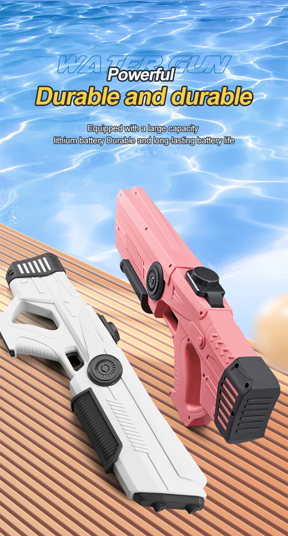 Electric Automatic Water Gun Toy for Kids & Adults