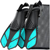 Adjustable Snorkel Fins – Short Silicone Swim Flippers for Adults