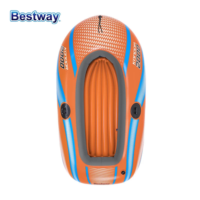 Bestway Inflatable Kayak (1–3 Person) – Heavy Duty PVC Raft for Adventure & Rafting