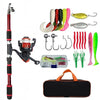 Telescopic Fishing Pole Set with Reel, Baits & Tackle Kit