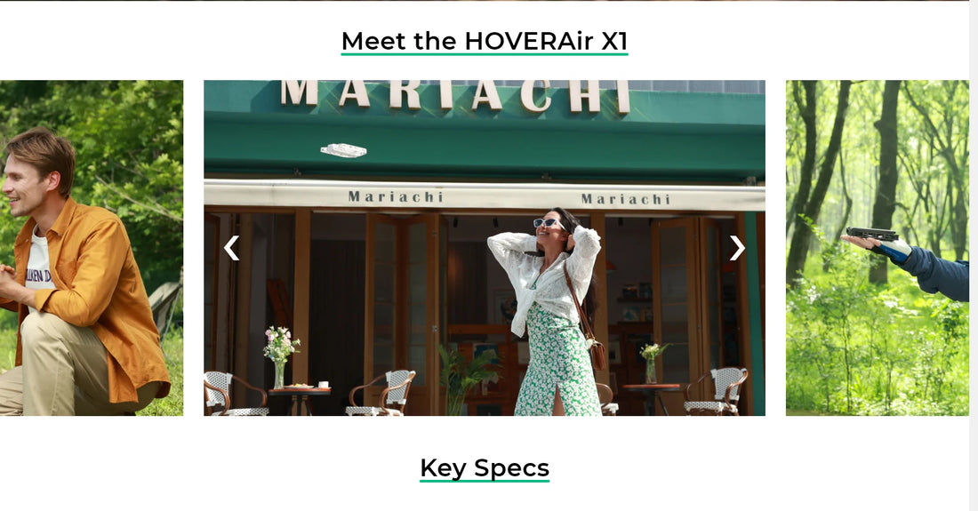 HOVERAir X1 Flying Camera Drone – Pocket-Sized Selfie Drone with Live Preview & Anti-Shake