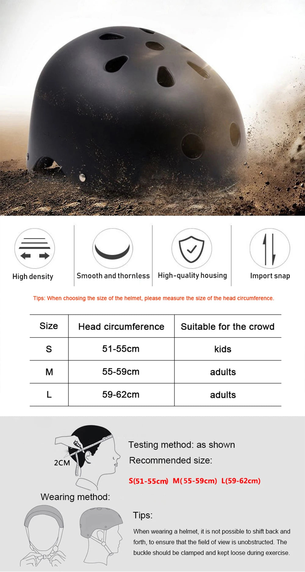 Adult & Kids Multi-Sport Helmet – Cycling, Skating, Skiing, Climbing Safety Gear