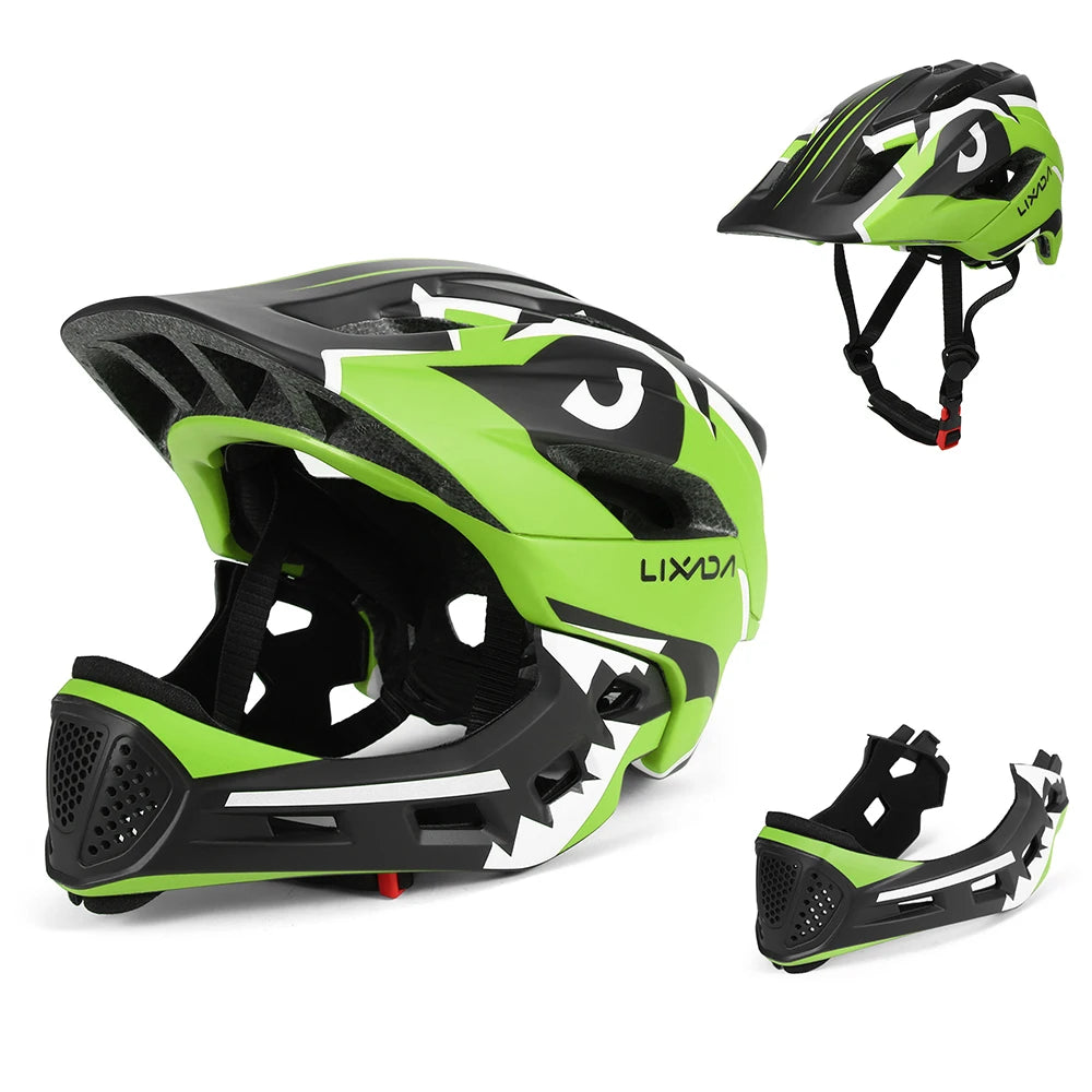 Kids Detachable Full-Face Helmet – Cycling, Skateboarding & Skating Safety Gear