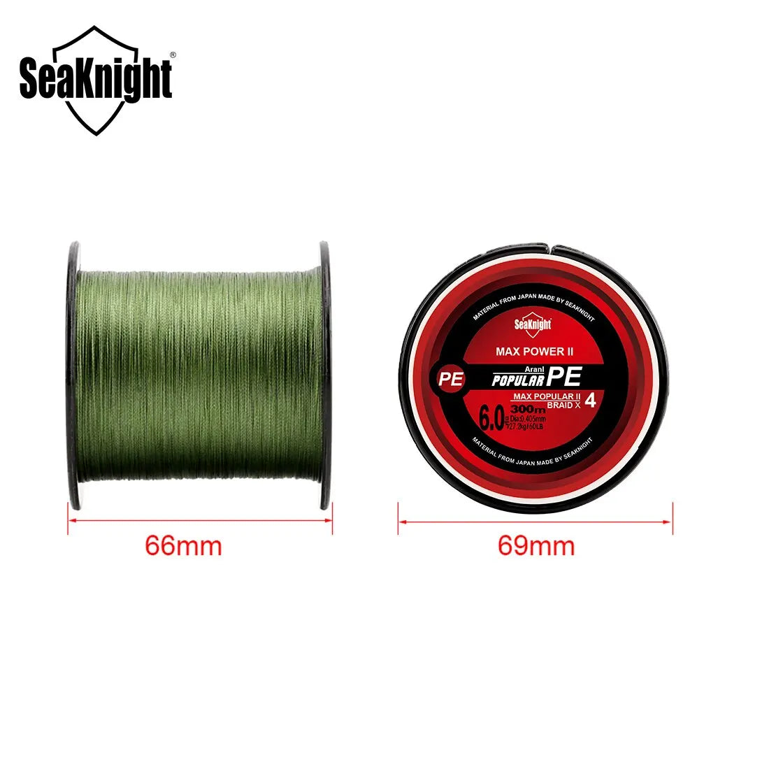 SeaKnight TriPoseidon PE Braided Fishing Line – 4 Strands, 300M, 15–30lb