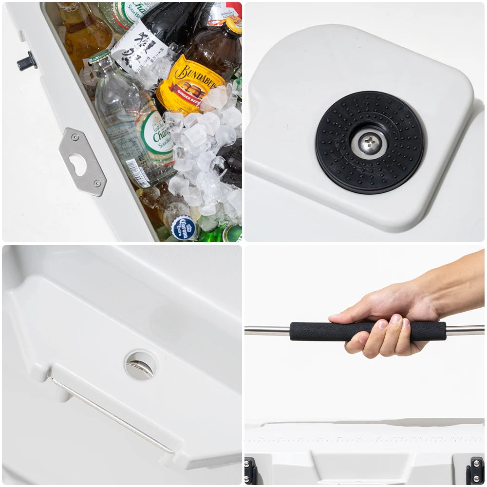 MOBI GARDEN 25L Camping Ice Box – Portable Large-Capacity Outdoor Cooler