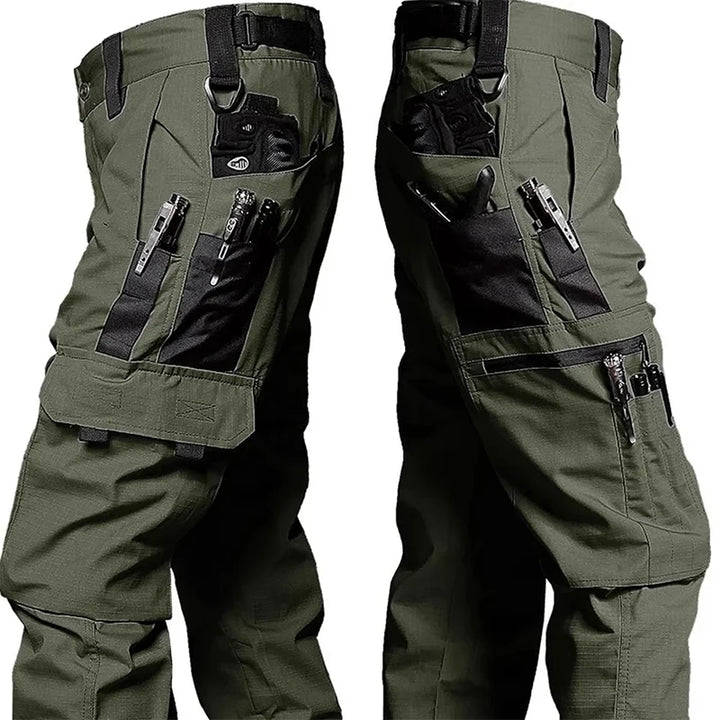 Men’s Tactical Cargo Pants – Multi-Pocket Waterproof Outdoor Work Trousers