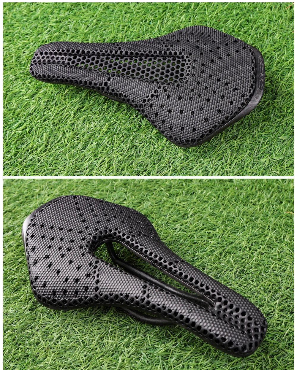 RYET Full Carbon 3D Printed Bike Saddle – Ultralight Breathable MTB & Road Seat