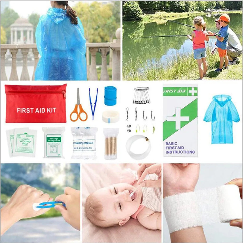 Survival First Aid Kit – Outdoor Emergency Trauma Bag with MOLLE System