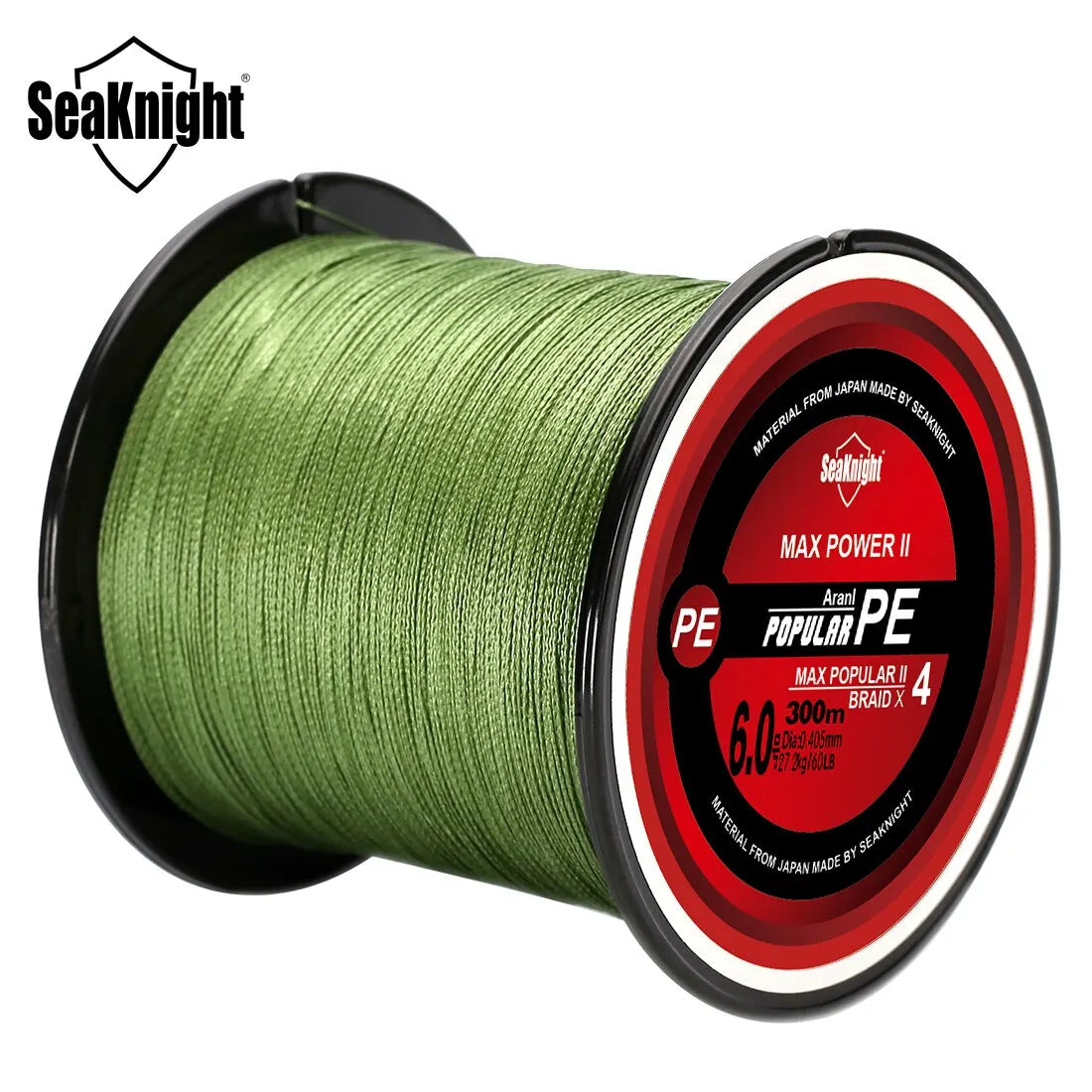 SeaKnight TriPoseidon PE Braided Fishing Line – 4 Strands, 300M, 15–30lb