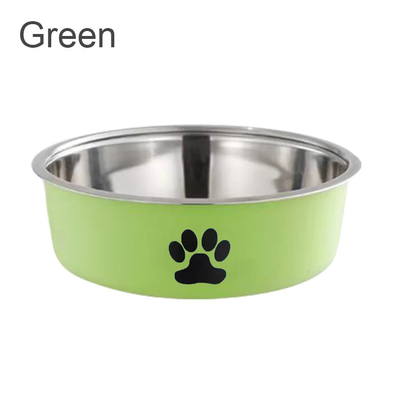 Stainless Steel Pet Bowl – Non-Slip Water & Food Bowl for Cats and Dogs